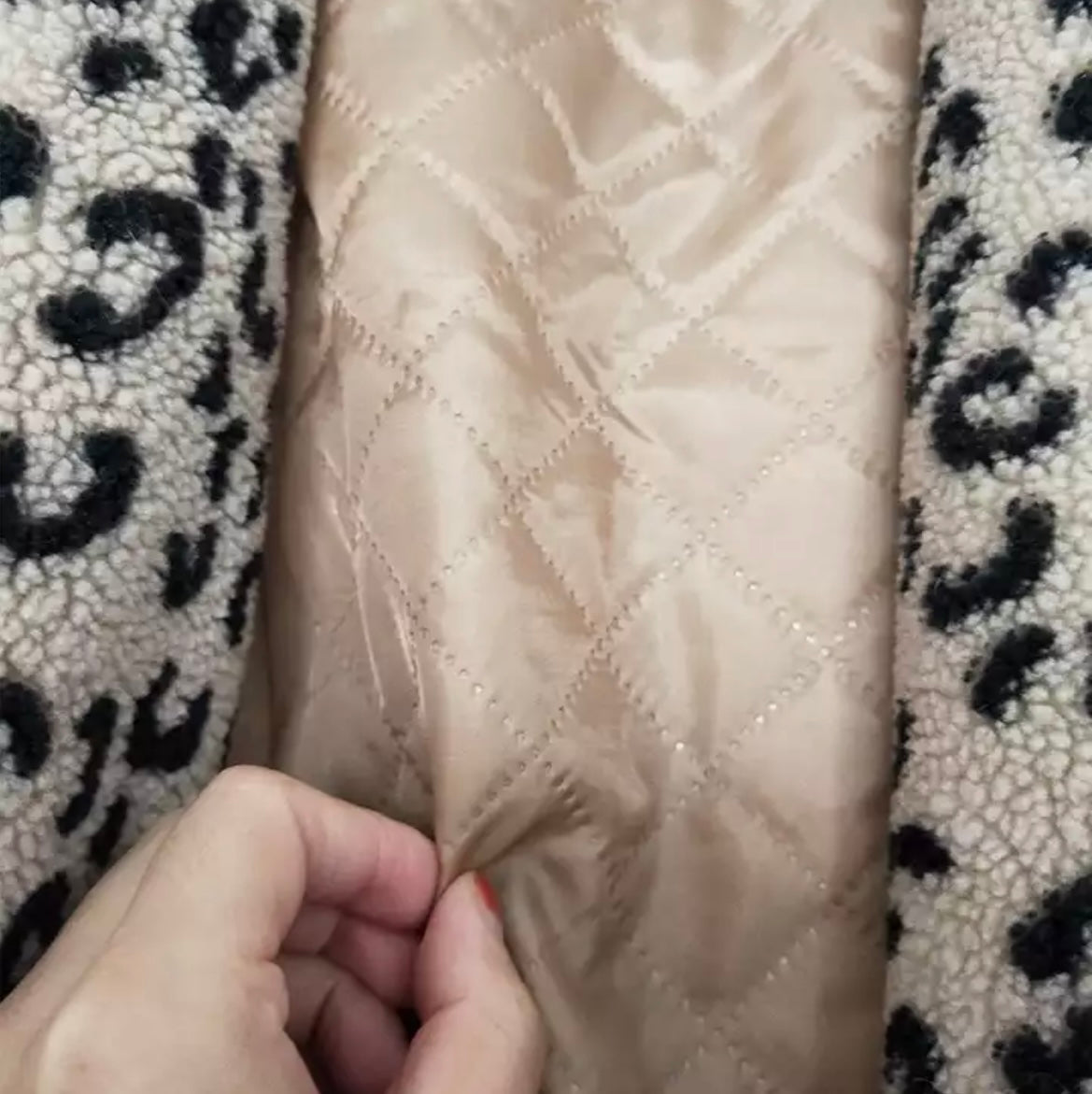 Gorgeous Teddy Bear Leopard Shearling Look Coat Free Shipping